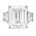 Verde 5ct IGI Certified Lab Grown VS Emerald Cut Diamond Ring