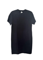 Hermes Black H Embossed Wool Dress