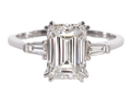 Verde 2ct Emerald Cut Lab Grown IGI Diamond Ring
