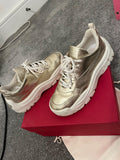 Valentino Gold Gumboy Trainers