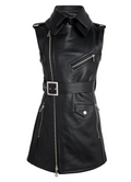 Jean Paul Gaultier Belted Leather Vest