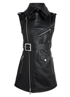 Jean Paul Gaultier Belted Leather Vest