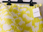 Balenciaga Yellow and White Skirt and Jacket Set