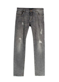 Dolce & Gabanna Distressed Grey Slim-Fit Jeans