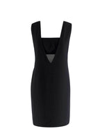 T By Alexander Wang Black Crepe Cut Out Mini Dress
