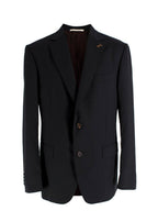 Pal Zileri Black Single Breasted Wool Blazer