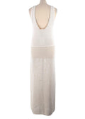 Ninety Percent Cream Crochet Knit Dress