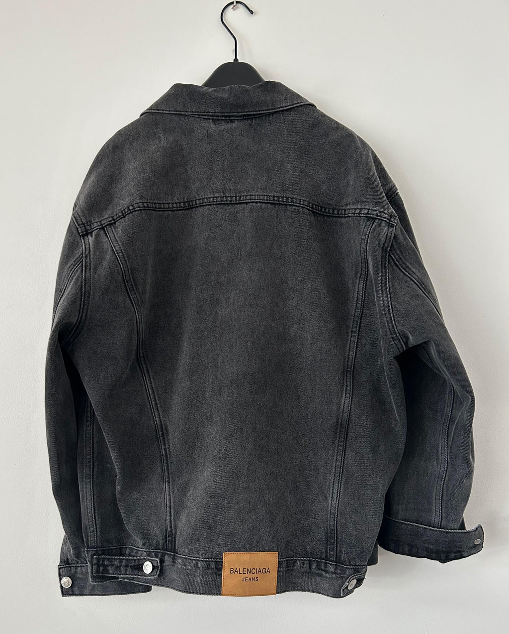 Oversized Button-Up Denim Jacket