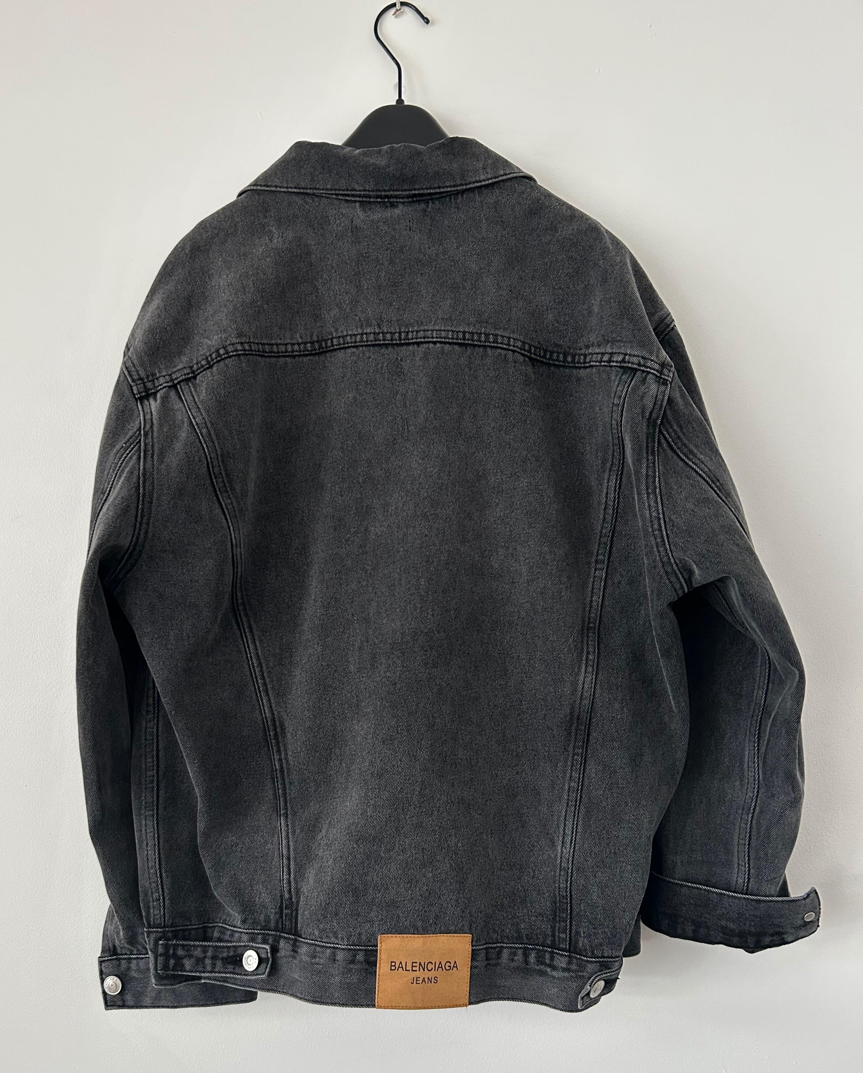 Oversized Button-Up Denim Jacket