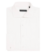 Corneliani Linen-Cotton Code Cocktail Bib Formal Shirt