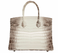 30 cm Crocodile Niloticus Matte Himalaya Birkin Palladium Hardware