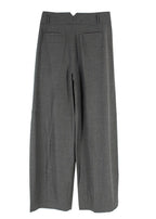 Altuzarra Grey High-Rise Wool-Blend Wide-Leg Trousers