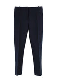 Valentino Navy Tailored Cropped Trousers