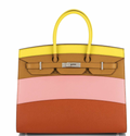 Hermés Epsom Leather 35cm Birkin in Sunrise Rainbow