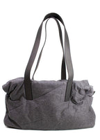 Brunello Cucinelli Grey Fabric Duffle Bag