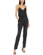 Philosophy di Lorenzo Serafini Black Tailored Lace Detailed Jumpsuit