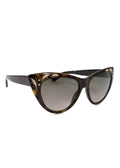 Gucci Brown Tortoiseshell Cat Eye Sunglasses