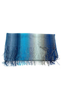 Missoni Blue Ombre Fringed Scarf