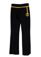 Moschino Couture Black Chain Print Trousers