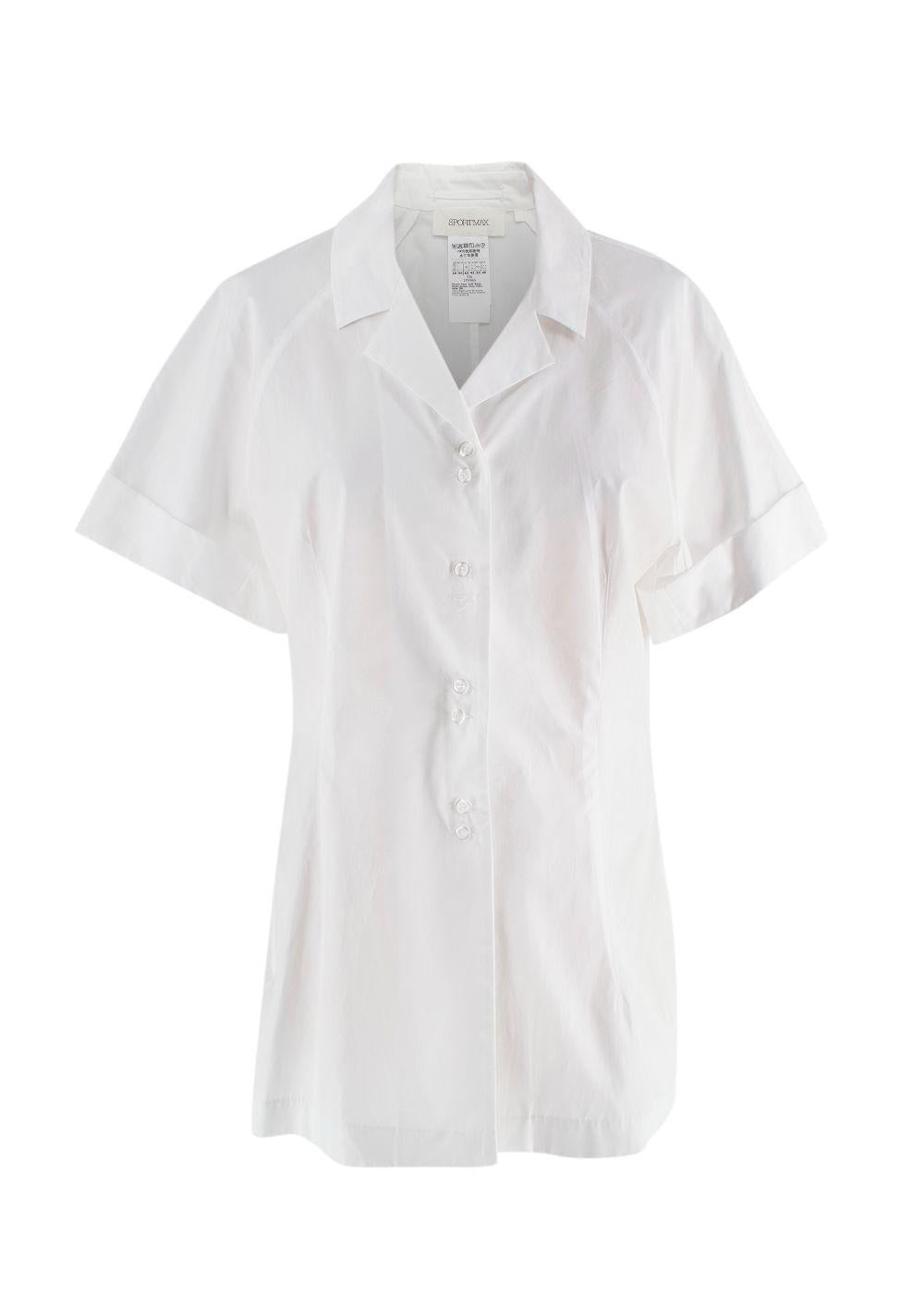 Sportmax Fitted White Shirt
