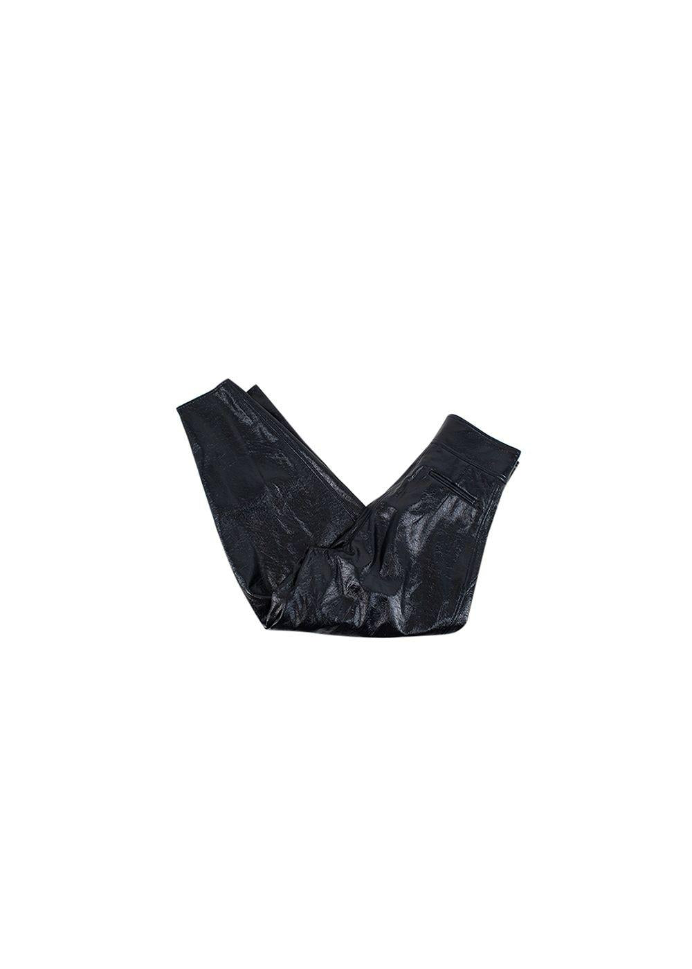 Crinkled Vinyl Pants
