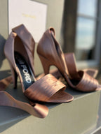 Tom Ford Pink Silk Blush Heels