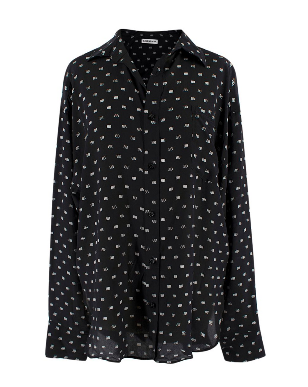 Balenciaga Black Monogram Shirt