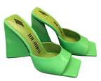 The Attico Green Devon Mules