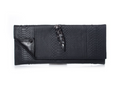 Maison Du Posh Rubber Python Knuckle Clutch
