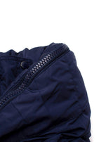 Moncler Navy Flammette Long Down Puffer Coat