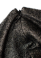 Chanel  Metallic Gold Tweed Top