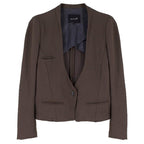 Isabel Marant Khaki Knit Deep V Blazer