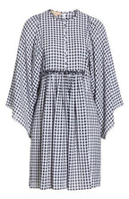 Michael Kors Collection Gingham Seersucker Dress