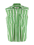 Phipps Tectonic Striped Cotton Poplin Rockhound Shirt