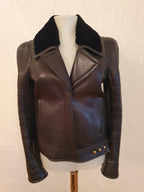 Tom Ford Fur Lined Leather Aviator Jacket