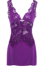 La Perla Purple Desert Rose Silk Cami