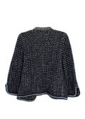 Chanel Navy Cotton Blend Knitted Cardigan