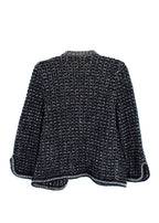 Chanel Navy Cotton Blend Knitted Cardigan