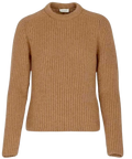 Saint Laurent Camel Hair Crew Neck Jumper