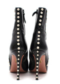 Aquazurra Firenze Black Follie Pearl Boots