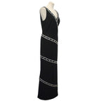 Bob Mackie Black Beaded Long Dress