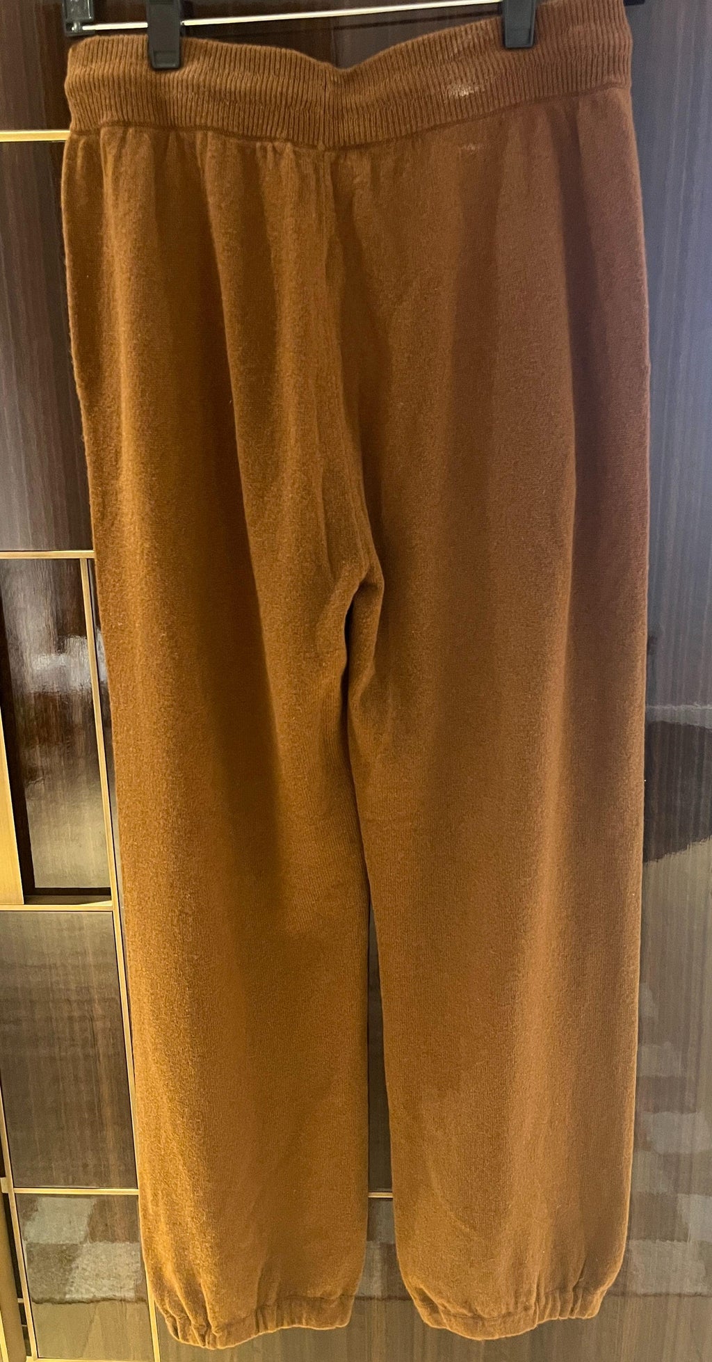 Nili Lotan Brown Cashmere Trackies
