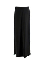 Simkhai Black Satin Midi Skirt