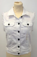 Adriano Goldschmied White Denim Vest