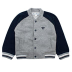 Tartine et Chocolat Grey & Blue Cotton Bomber Jacket