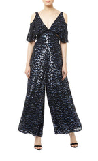 Temperley Celestial Black Embellished Jumpsuit