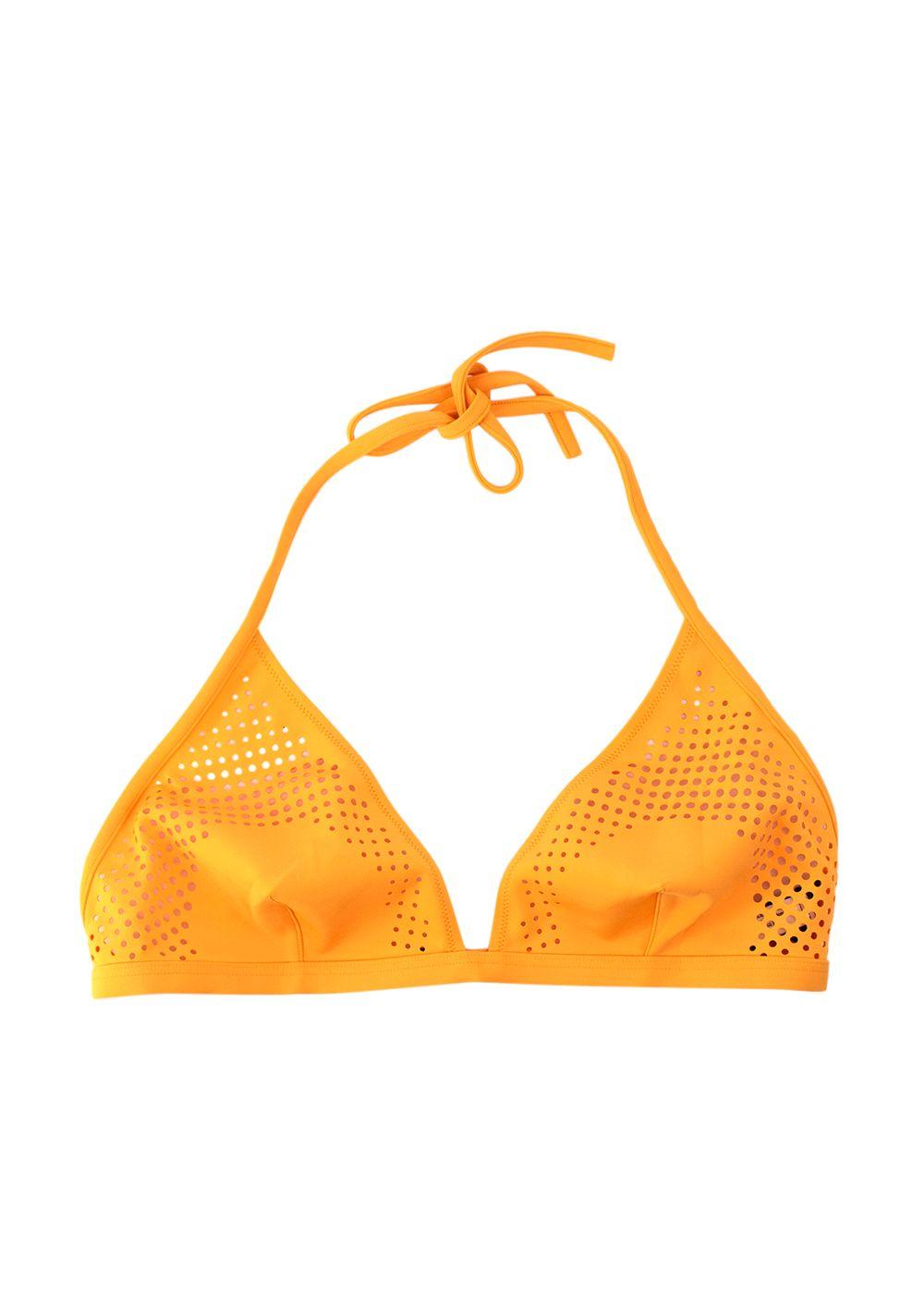 Vilebrequin Yellow Perforated Triangle Bikini Set