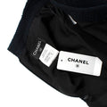 Chanel Black & Blue Boucle Tweed Pencil Skirt