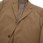 Jil Sander Brown Textured Single Breasted Blazer