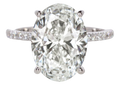 Verde 5ct IGI Certified Lab Grown Oval Cut Diamond Ring